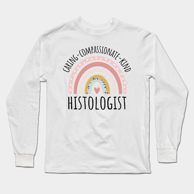 Histologist Pastel Rainbow Long Sleeve T-Shirt by IndigoPine